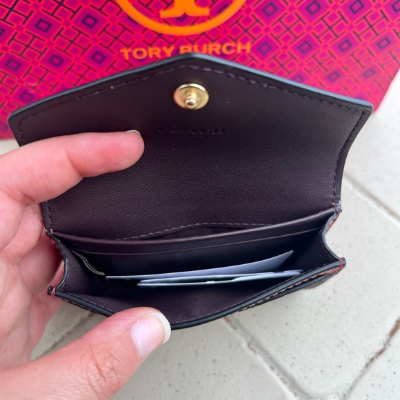 Coach flap card case nwt - Picture 3 of 6